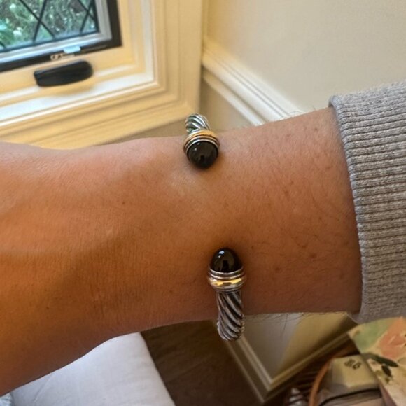 David Yurman Silver and Black Bracelet - Picture 5 of 8
